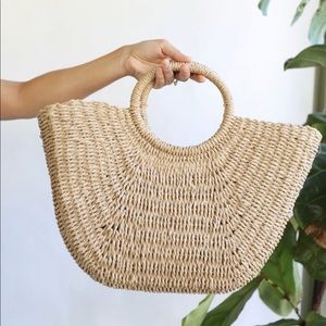 Woven Straw Bag